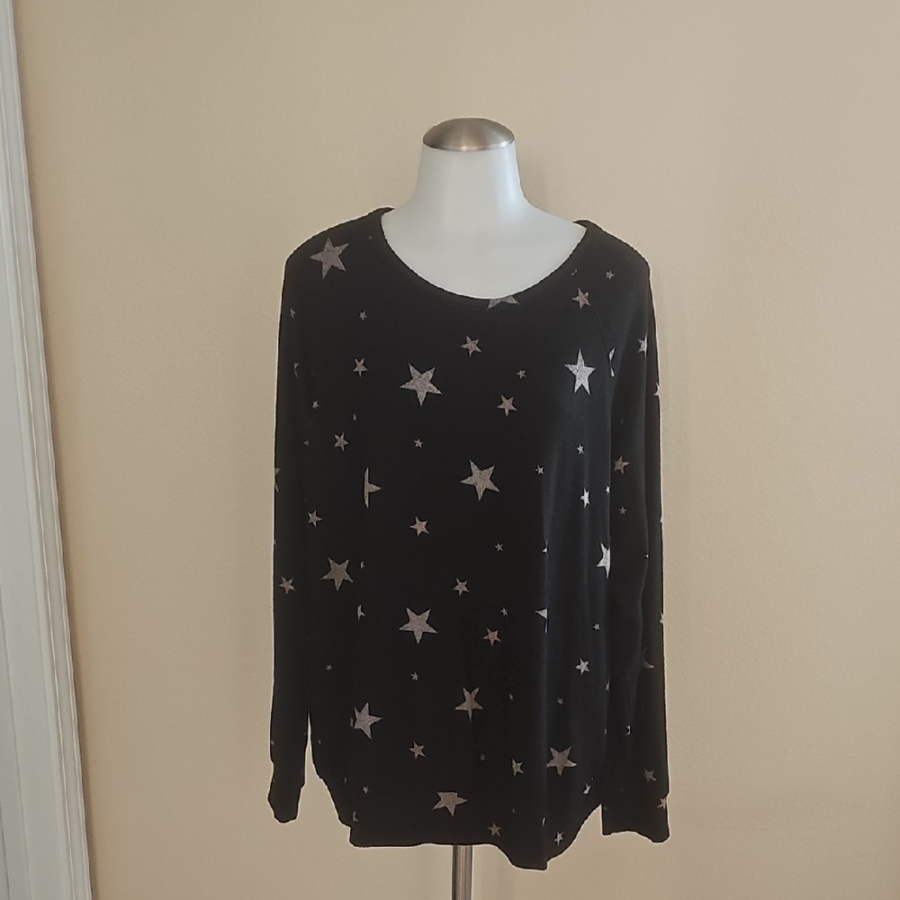 🍉Buffalo David Bitton Black Star Sweater